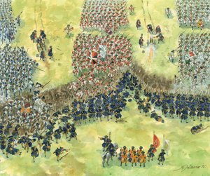 War of the Spanish Succession: The Battle of Denain, July 24 by Giuseppe Rava