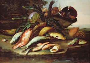 Still Life with Dead Fish and Game