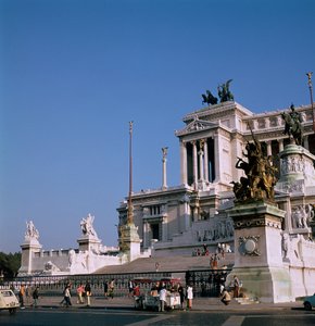 The Monument to Victor Emmanuel II in Rome