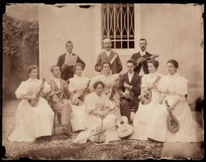 Group Portrait of Seated Musicians, c.1900