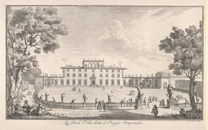 The Royal Villa called il Poggio Imperiale by Giuseppe Zocchi