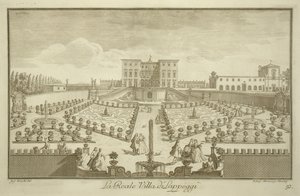 Villa Lappeggi, from Views of Tuscany, published c.1744-57 by Giuseppe Zocchi