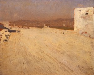 Landscape in Sun by Giuseppe or Joseph de Nittis