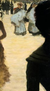 Returning from the Bois de Boulogne, Lady with a Dog (detail)
