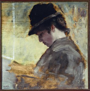 The English Girl by Giuseppe or Joseph de Nittis
