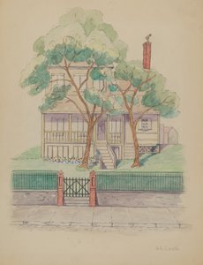 Stewart House, c. 1936 by Gladys Cook