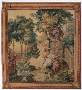 Flora and Zephyrus from Set of Ovid