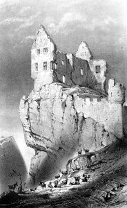 The Chateau de Crussol, Saint-Peray, France