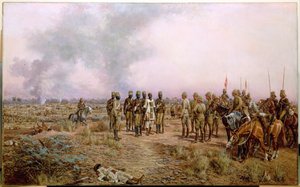 After the Battle of Atbara, April 8th 1898 by Godfrey Douglas Giles