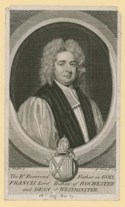The Right Reverend Father in God, Francis Lord Bishop of Rochester and Dean of Westminster by Godfrey Kneller