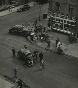 Street Scene in Sidmouth Road North London by Godfrey Macdominic