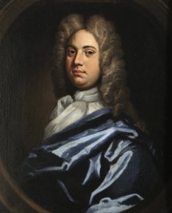 Portrait of a Gentleman by Godfrey follower of Kneller