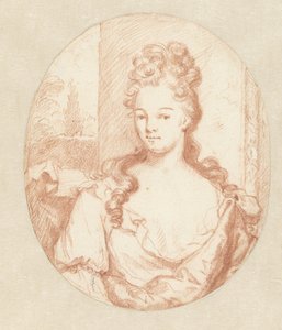 Portrait of an Unknown Young Woman, Oval by Godfried Schalcken