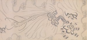 Detail of Five Tribute Horses by Gonglin Li