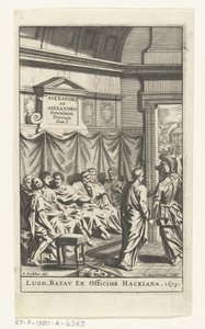 Title Page for Alexander ab Alexandro, Genialium dierum, Part 1, 1673 by Gonsales Appelmans (attributed to)