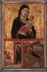 Madonna and Child with the Annunciation and the Nativity by Goodhart Master