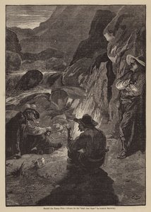 Round the camp fire by Gordon Frederick (after) Browne