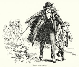 Illustration for The Story of the Treasure Seekers by E Nesbit by Gordon Frederick Browne
