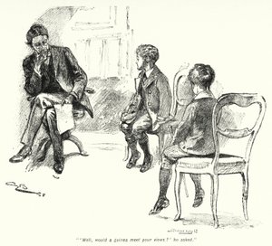Illustration for The Story of the Treasure Seekers by E Nesbit by Gordon Frederick Browne