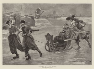 Towing My Lady Home by Gordon Frederick Browne