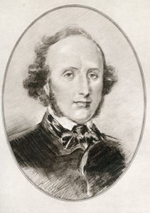 Jakob Ludwig Felix Mendelssohn Bartholdy, from Living Biographies of Great Composers