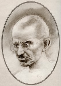 Mohandas Karamchand Gandhi, from Living Biographies of Religious Leaders by Gordon Ross