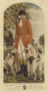 Peter Beckford Esq and his favourite hounds Shameless and Brilliant by Gordon Ross