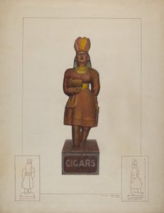 Cigar Store Indian by Gordon Saltar and Edward L. Loper