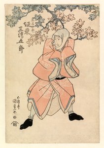 Actor Bando Mitsugoro III, in the part of Tokoshiro or possibly Dojishiro, c.1808-25 by Gototei Kunisada