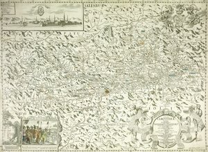 A Map of Austria and Czechoslovakia