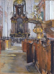 Interior of St. Michaelis in Hamburg