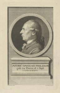 Portrait of François-André Danican Philidor by Gottlob August Liebe