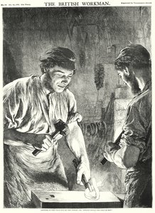 Getting in the Thin End of the Wedge, or, "Strike while the iron is hot" by Gourlay Steel