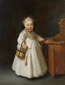 Girl by a High Chair by Govaert Flinck