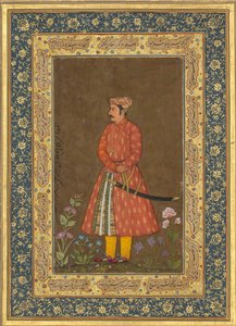 Portrait of Rup Singh, Folio from the Shah Jahan Album