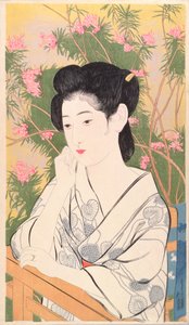 Woman at a Hot Spring Hotel