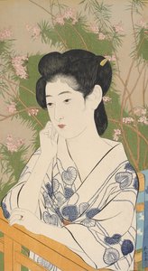 Woman at a Hot Spring Hotel, 1920