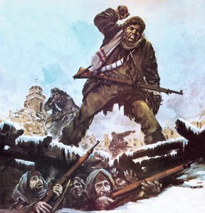 City under siege during Spanish civil war