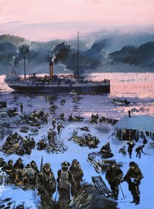 Embarking for the Klondike Gold Rush