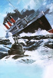 Liner and Submarine