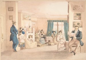 An Interior at Hatton, Warwickshire, 1820-30