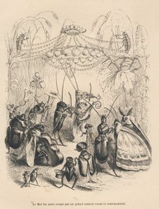 Insect Concert at a Ball by Grandville