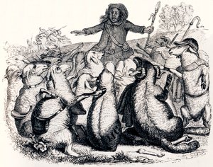 The Shepherd and His Herd - Fables by La Fontaine