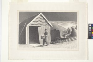 Seed Time And Harvest by Grant Wood