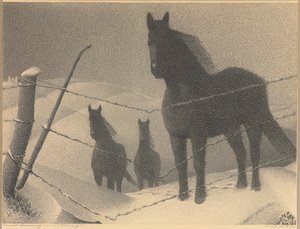 Study for February, 1940 by Grant Wood