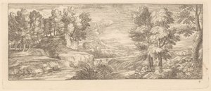 River Landscape with Resting Figures