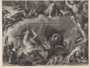 Allegorical Equestrian Portrait of Louis XIV, King of France