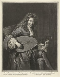 Portrait of the Lutenist and Composer Charles Mouton