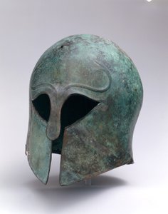 Bronze Archaic Helmet of Corinthian Type