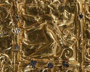 Detail of a Foil with Embossed Decoration from Delphi by Greek